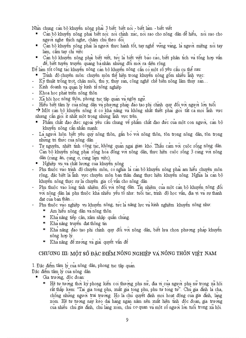 image for page Đề cương ôn tập khuyến nông