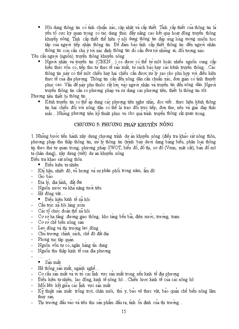 image for page Đề cương ôn tập khuyến nông