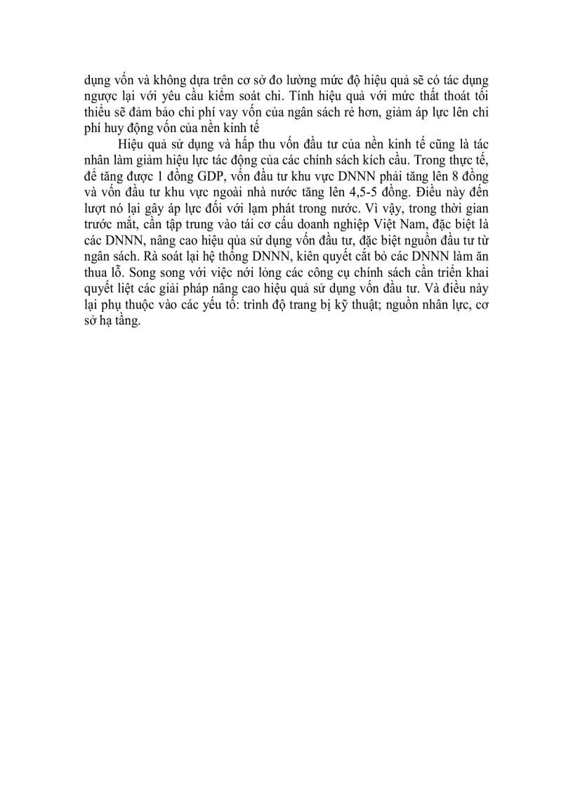 image for page Giới hạn của chính sách tiền tệ và chính sách tài khoá trong kích cầu ở Việt Nam năm 2009