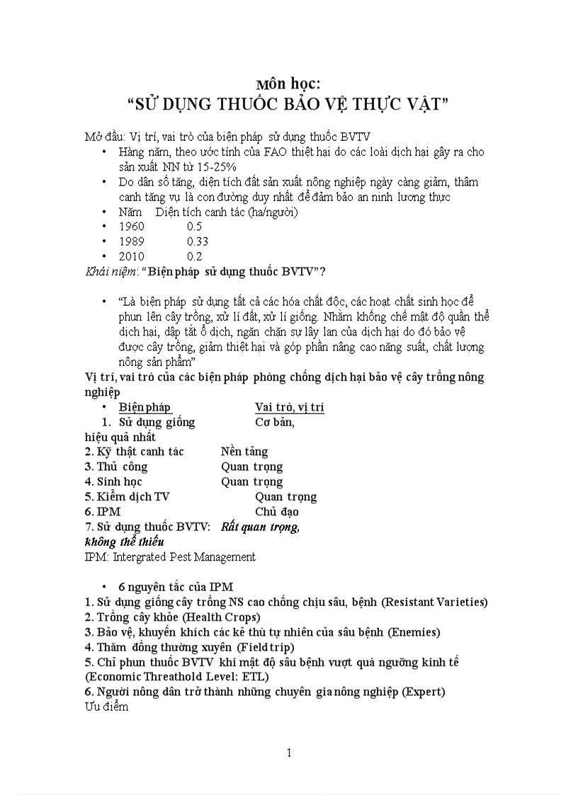 image for page Sử dụng thuốc bảo vệ thực vật