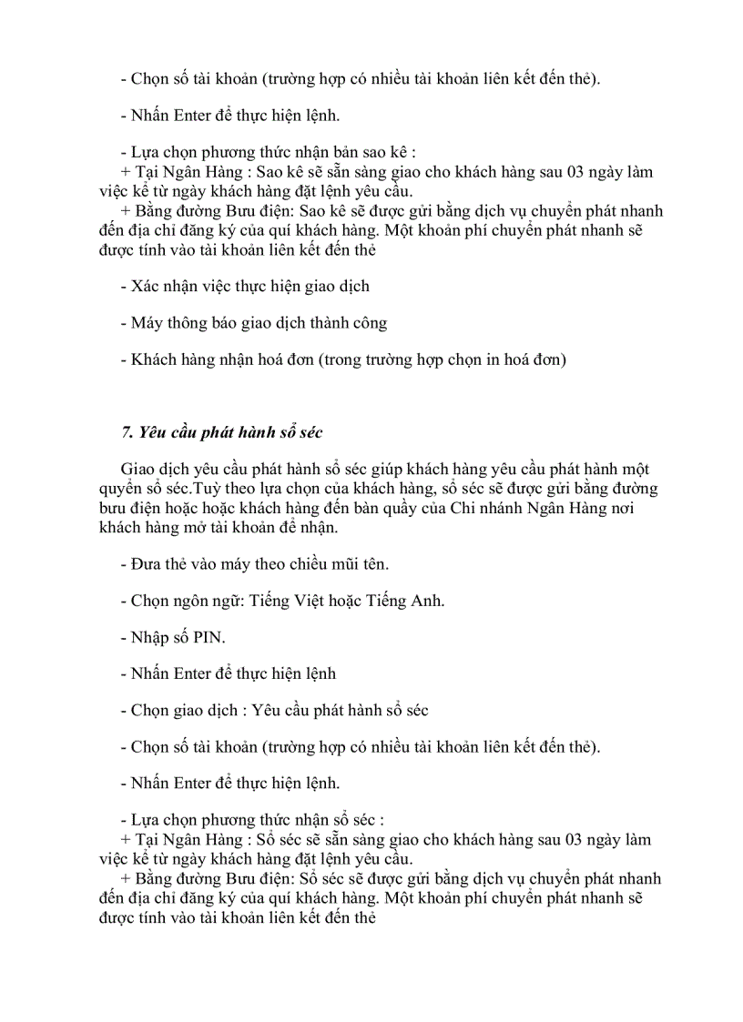 image for page Hướng dẫn sử dụng và giao dịch ATM