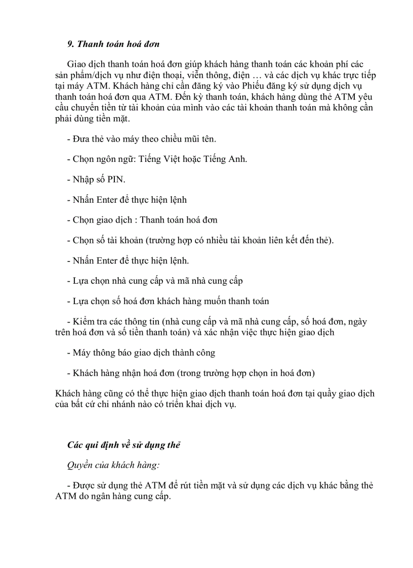 image for page Hướng dẫn sử dụng và giao dịch ATM