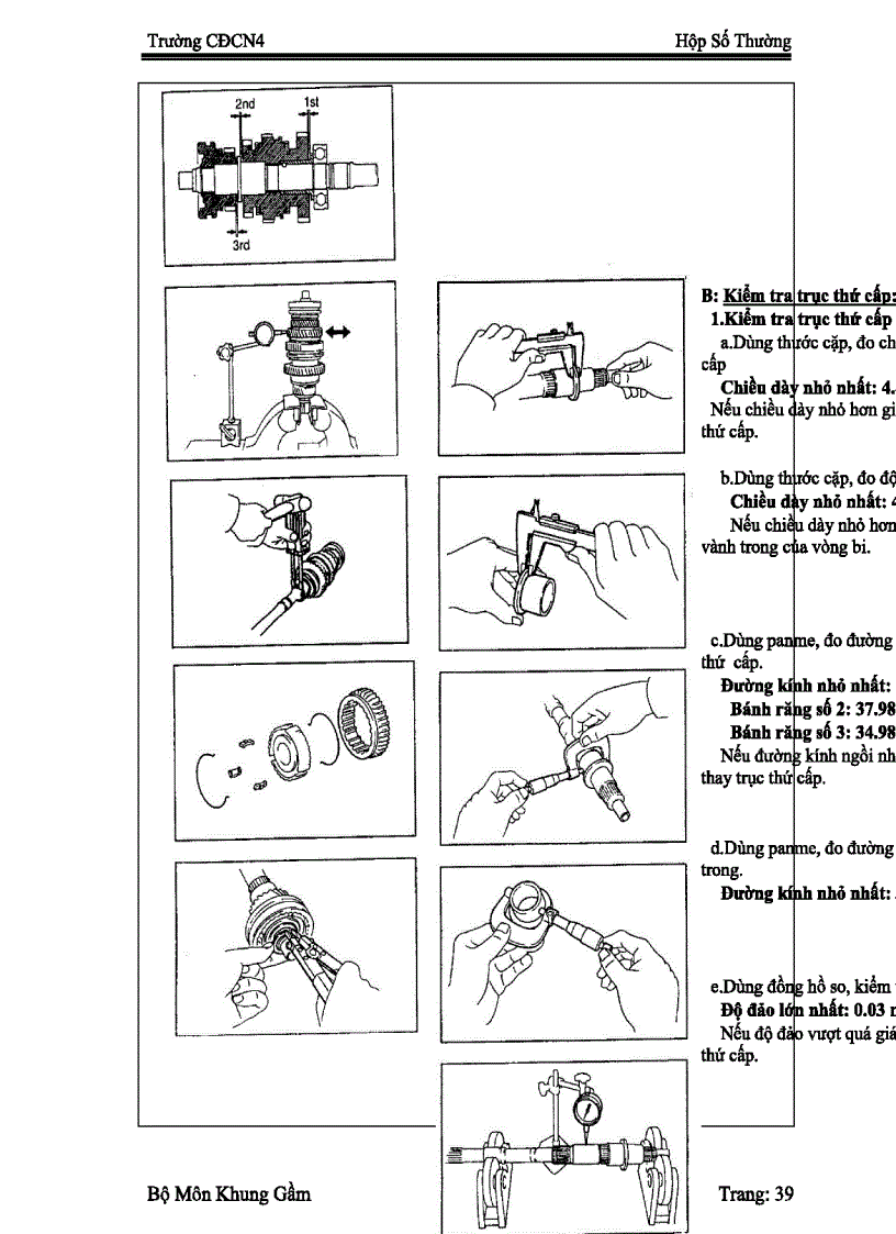 image for page Đồ án Sửa Chữa Hộp số Zin 130