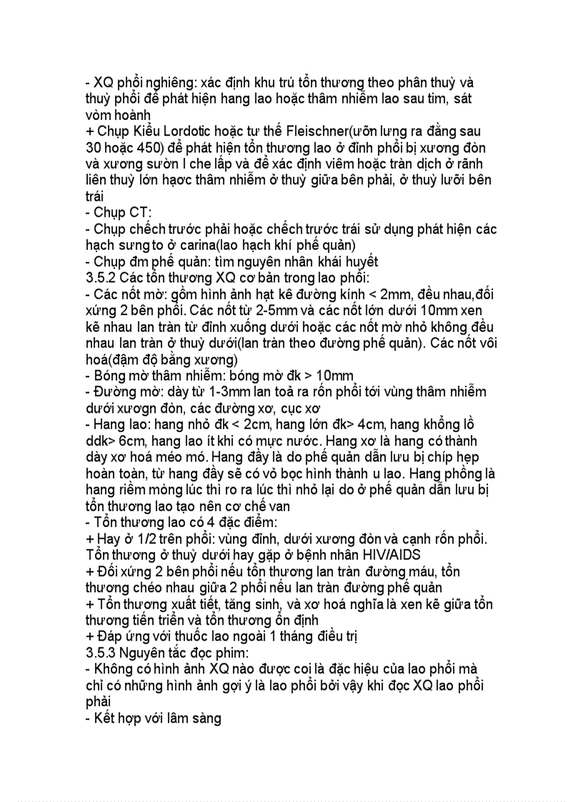 image for page Các chú y khi đọc xquang phổi