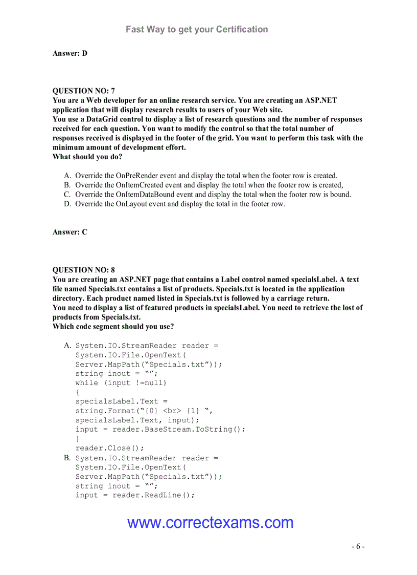 image for page Develop ImpleWeb Applications with Visual C NET