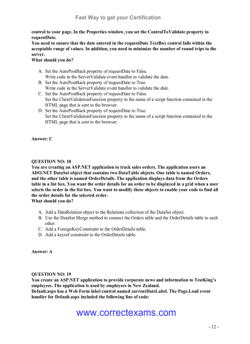image for page Develop ImpleWeb Applications with Visual C NET