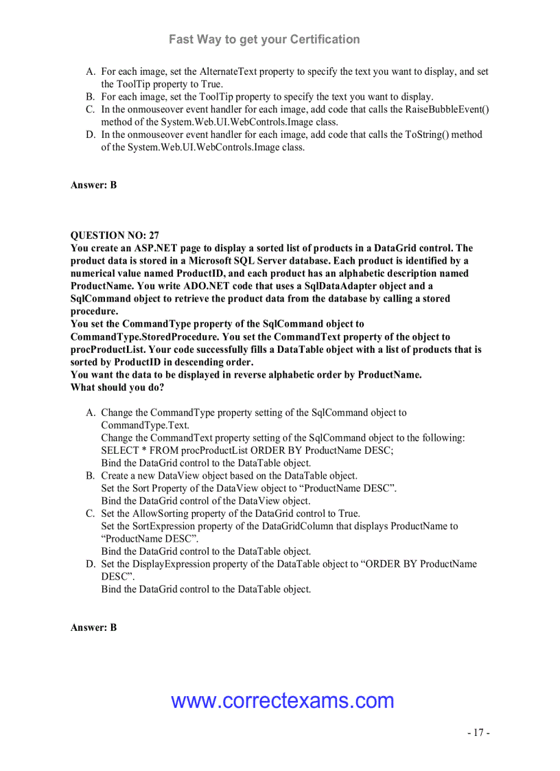 image for page Develop ImpleWeb Applications with Visual C NET