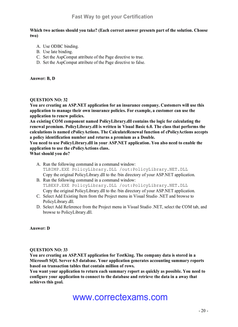 image for page Develop ImpleWeb Applications with Visual C NET