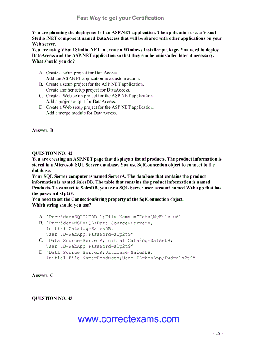 image for page Develop ImpleWeb Applications with Visual C NET