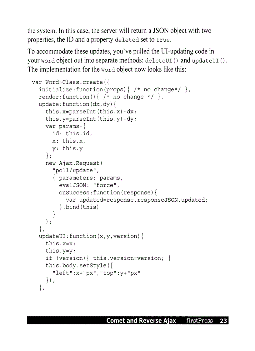 image for page Comet and Reverse Aiax