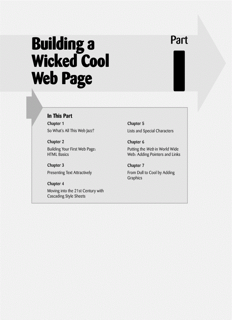 image for page Creating Cool Web Sites with HTML XHTML and CSS