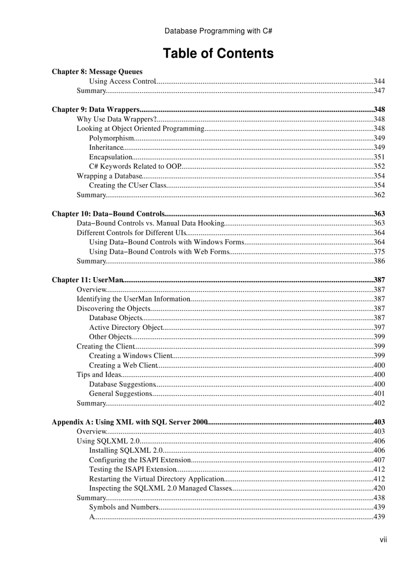 image for page Database Programming with C