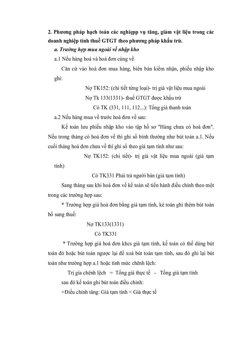 image for page Hoạch toán nguyên vật liệu trong các doanh nghiệp