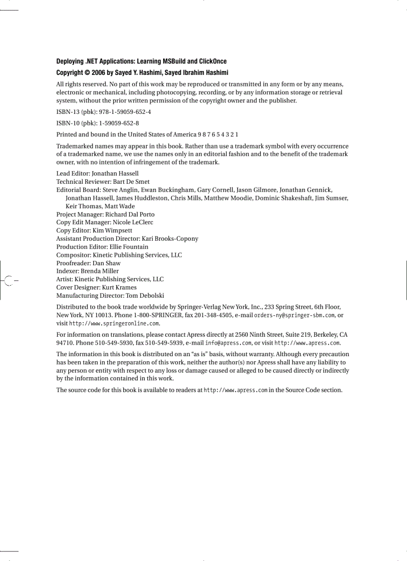 image for page Deploying NET Applications Learning MSBuild and ClickOnce