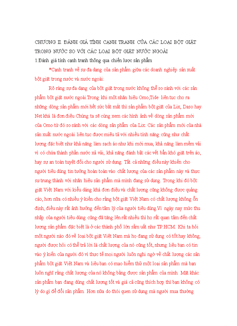 image for page Tính cạnh tranh của các sản phẩm bột giặt việt nam và giải pháp để nâng cao tính cạnh tranh của các sản phẩm này