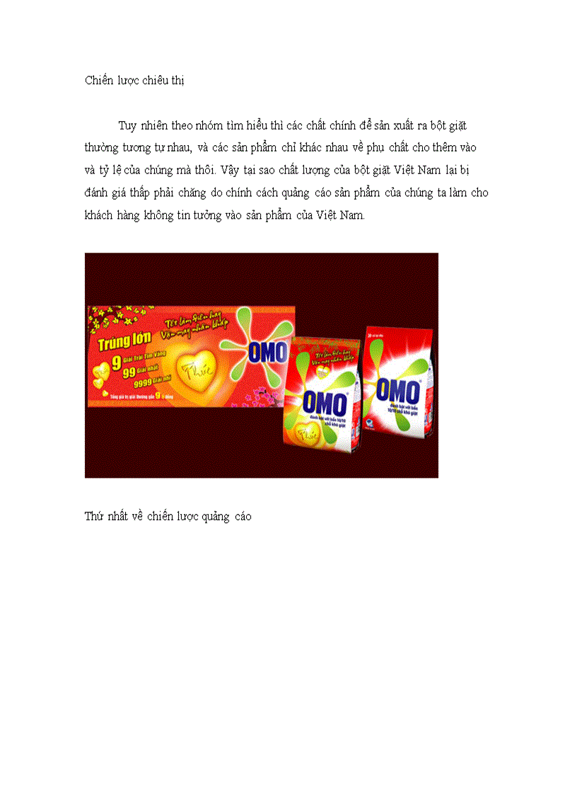 image for page Tính cạnh tranh của các sản phẩm bột giặt việt nam và giải pháp để nâng cao tính cạnh tranh của các sản phẩm này