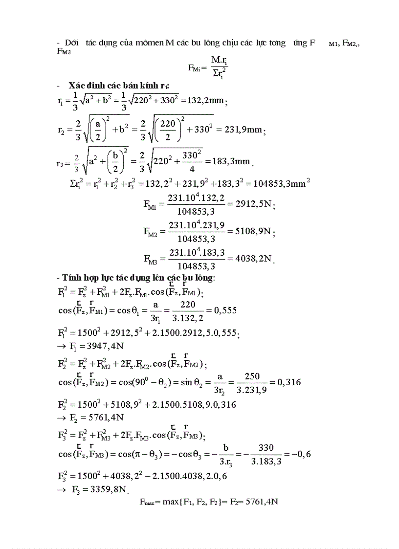 image for page Đáp án đề thi chi tiết máy học phần II
