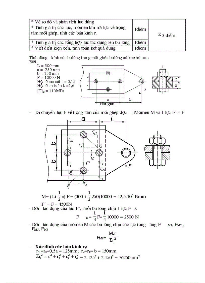 image for page Đáp án đề thi chi tiết máy học phần II