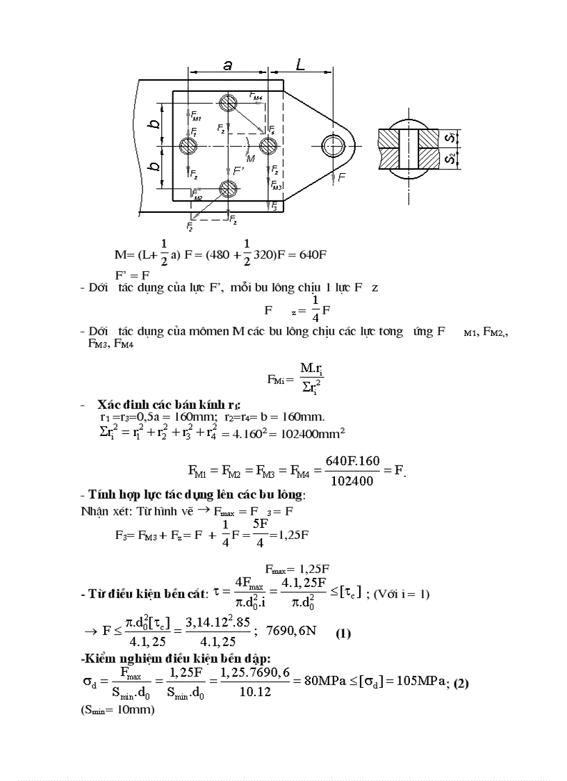 image for page Đáp án đề thi chi tiết máy học phần II