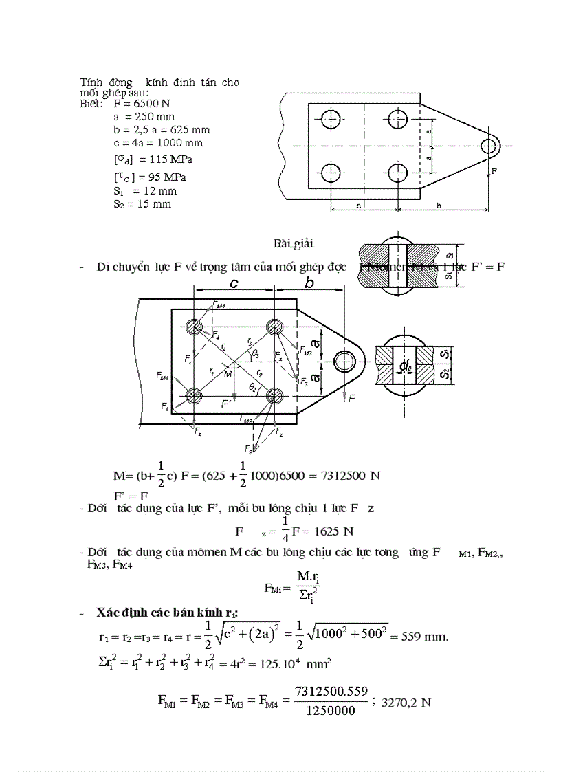 image for page Đáp án đề thi chi tiết máy học phần II