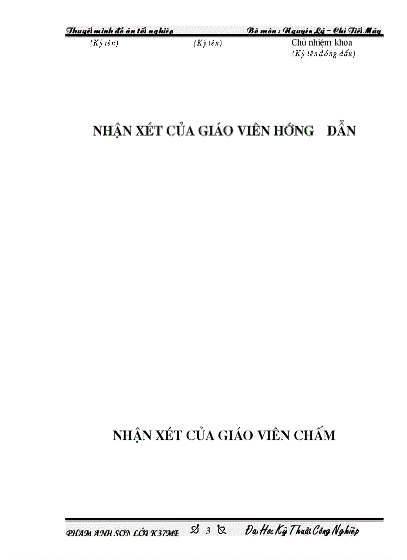 Đề tài Thiết kế Đồ Án Tốt Nghiệp Thiết kế Hệ Thống Dẫn Động Vít Tải xi Măng