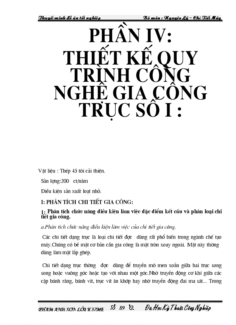 image for page Đề tài Thiết kế Đồ Án Tốt Nghiệp Thiết kế Hệ Thống Dẫn Động Vít Tải xi Măng