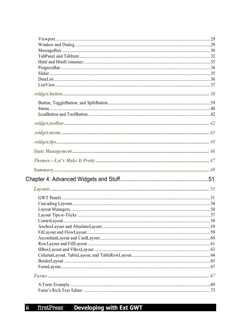 image for page Developing with Ext GWT Enterprise RIA Development