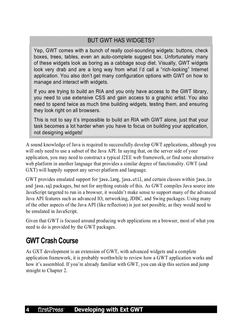 image for page Developing with Ext GWT Enterprise RIA Development