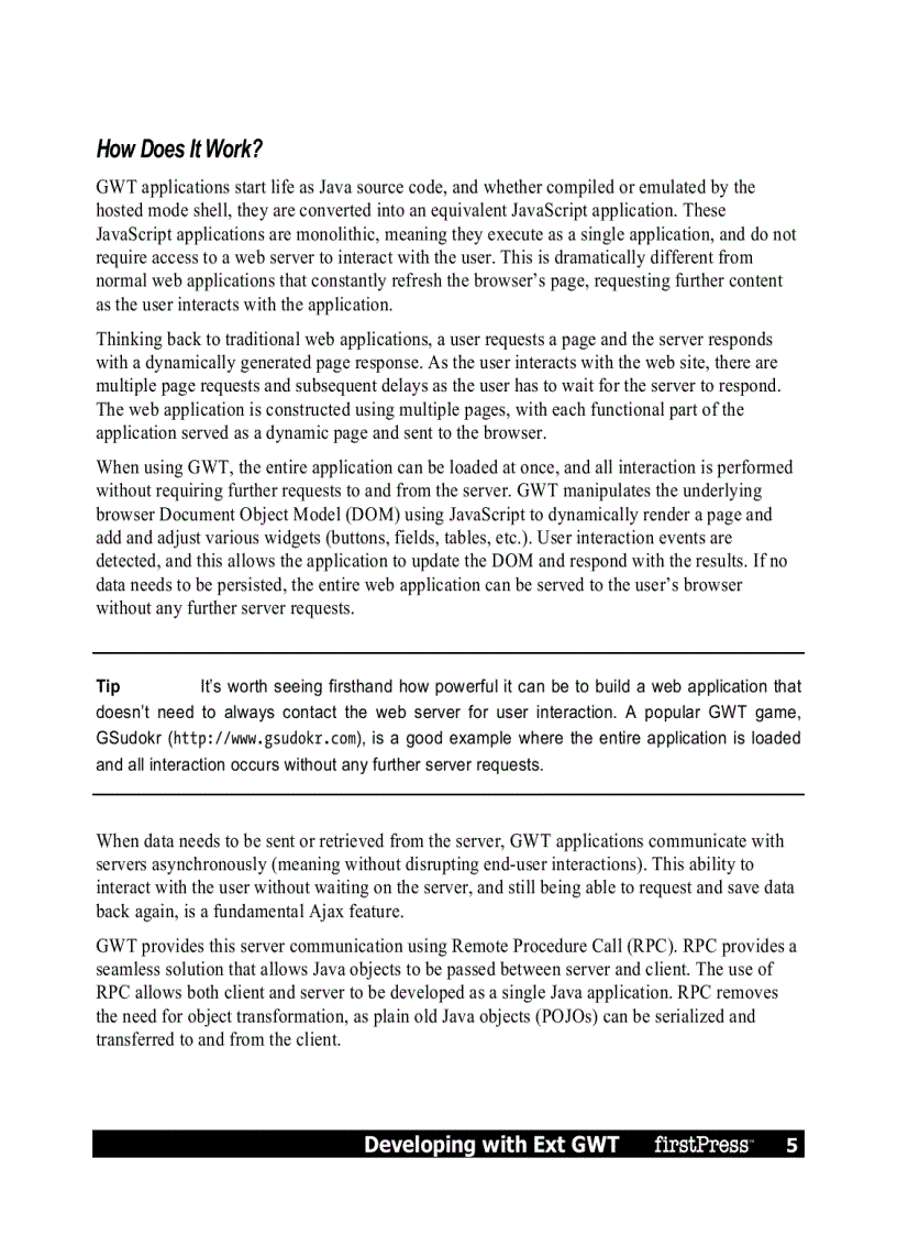 image for page Developing with Ext GWT Enterprise RIA Development