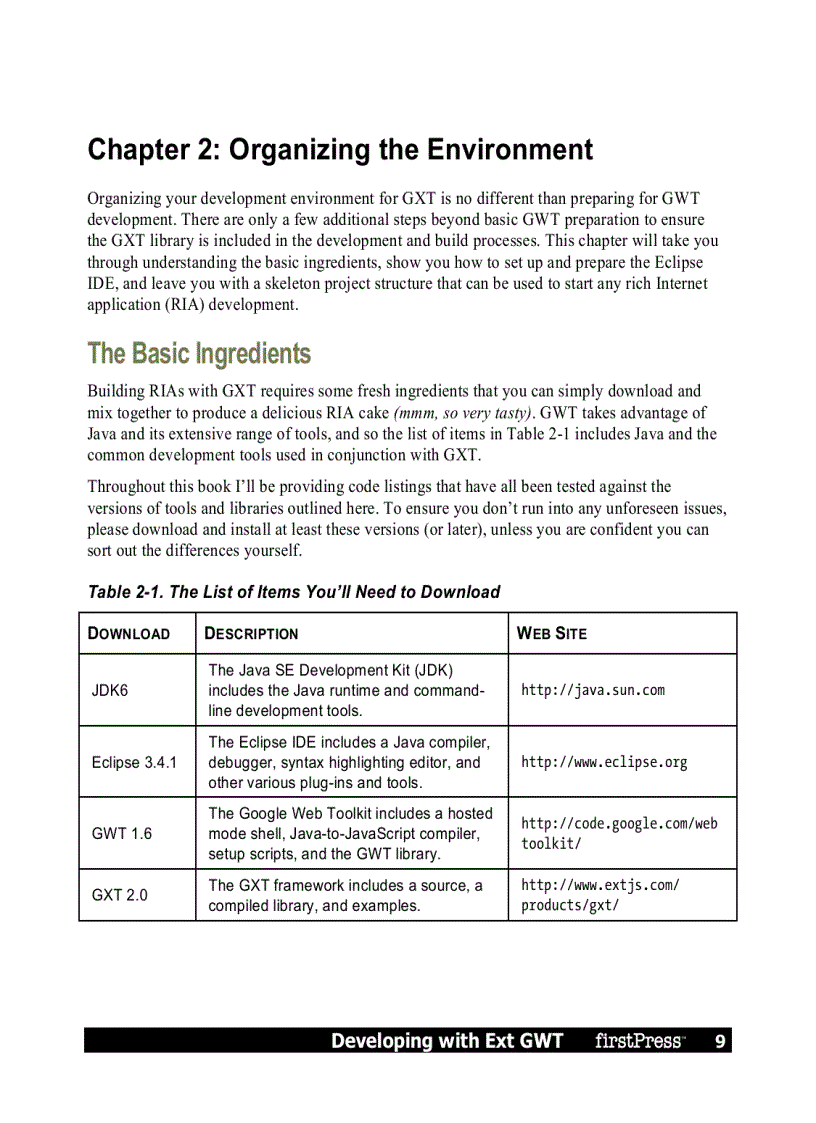 image for page Developing with Ext GWT Enterprise RIA Development
