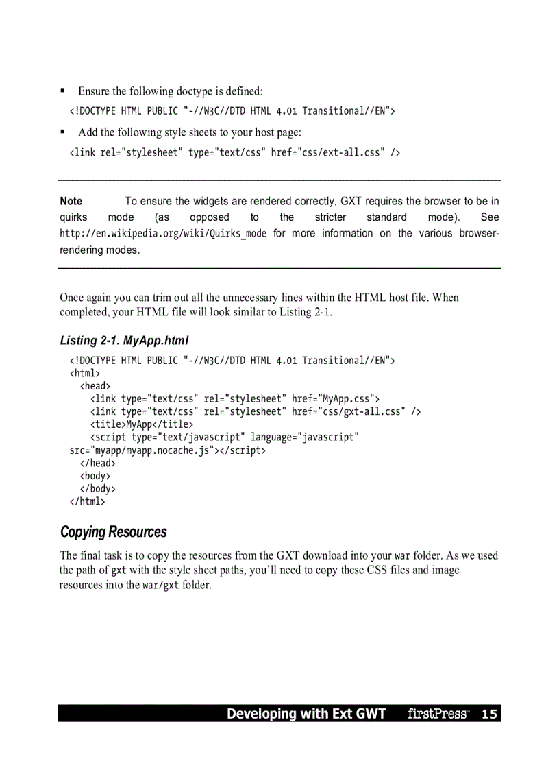 image for page Developing with Ext GWT Enterprise RIA Development