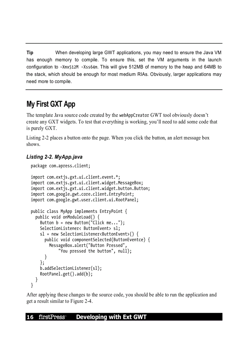 image for page Developing with Ext GWT Enterprise RIA Development
