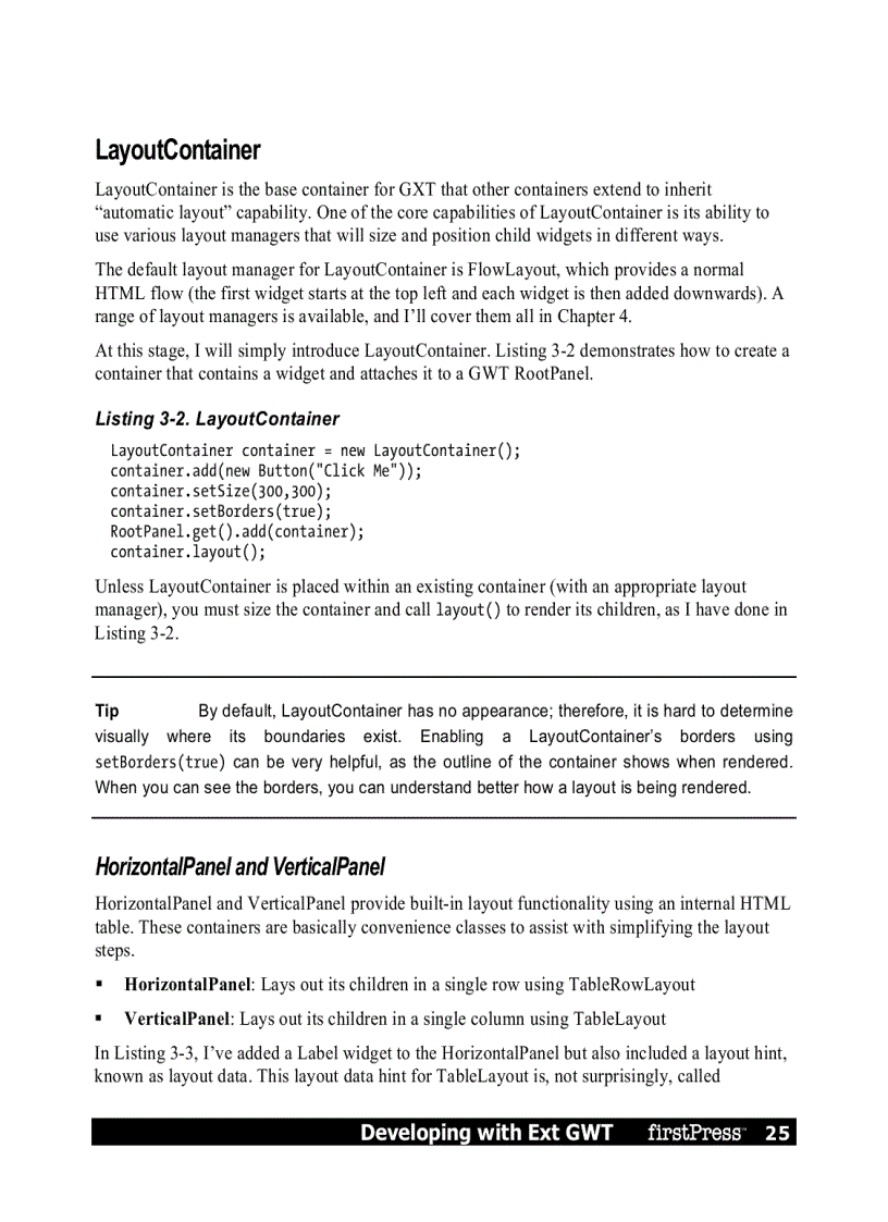 image for page Developing with Ext GWT Enterprise RIA Development