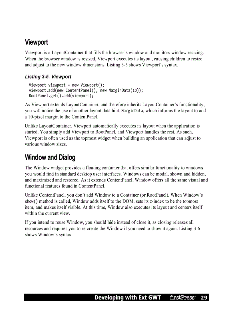 image for page Developing with Ext GWT Enterprise RIA Development