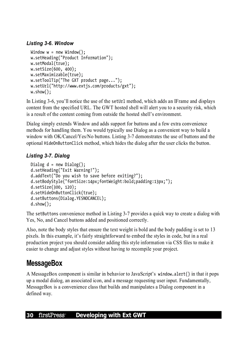image for page Developing with Ext GWT Enterprise RIA Development