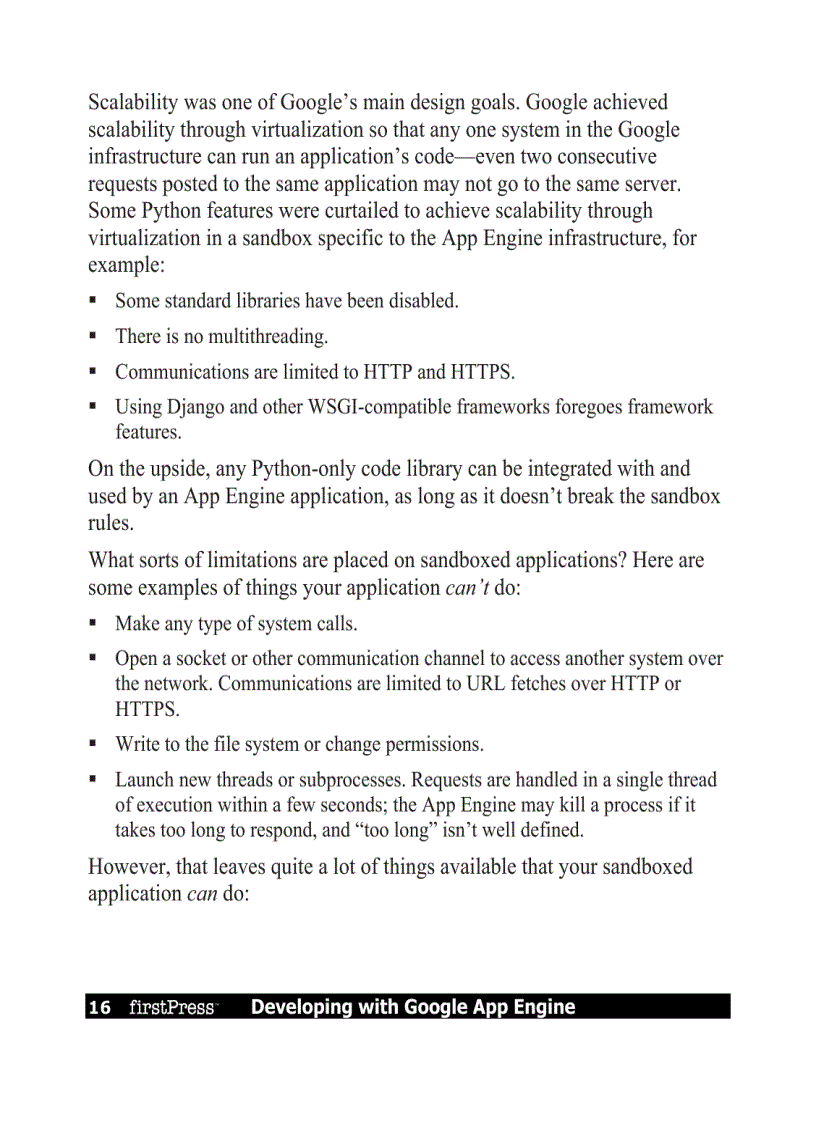 image for page Developing with Google App Engine