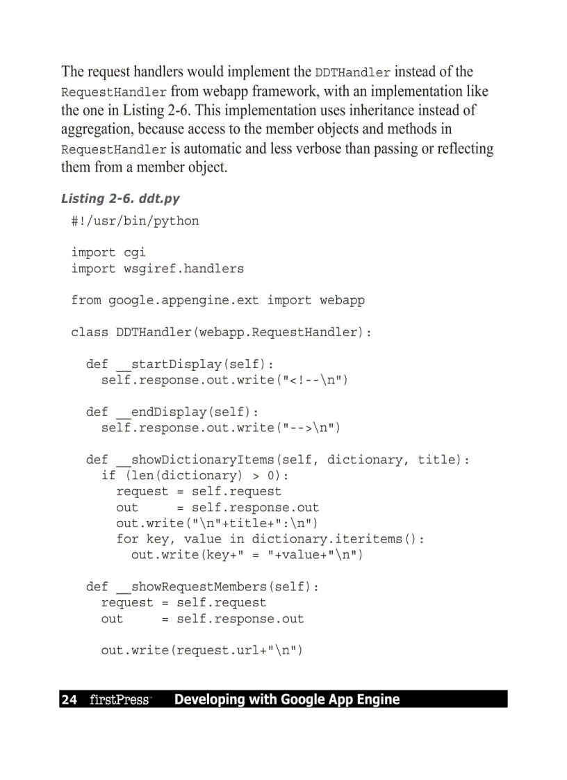image for page Developing with Google App Engine