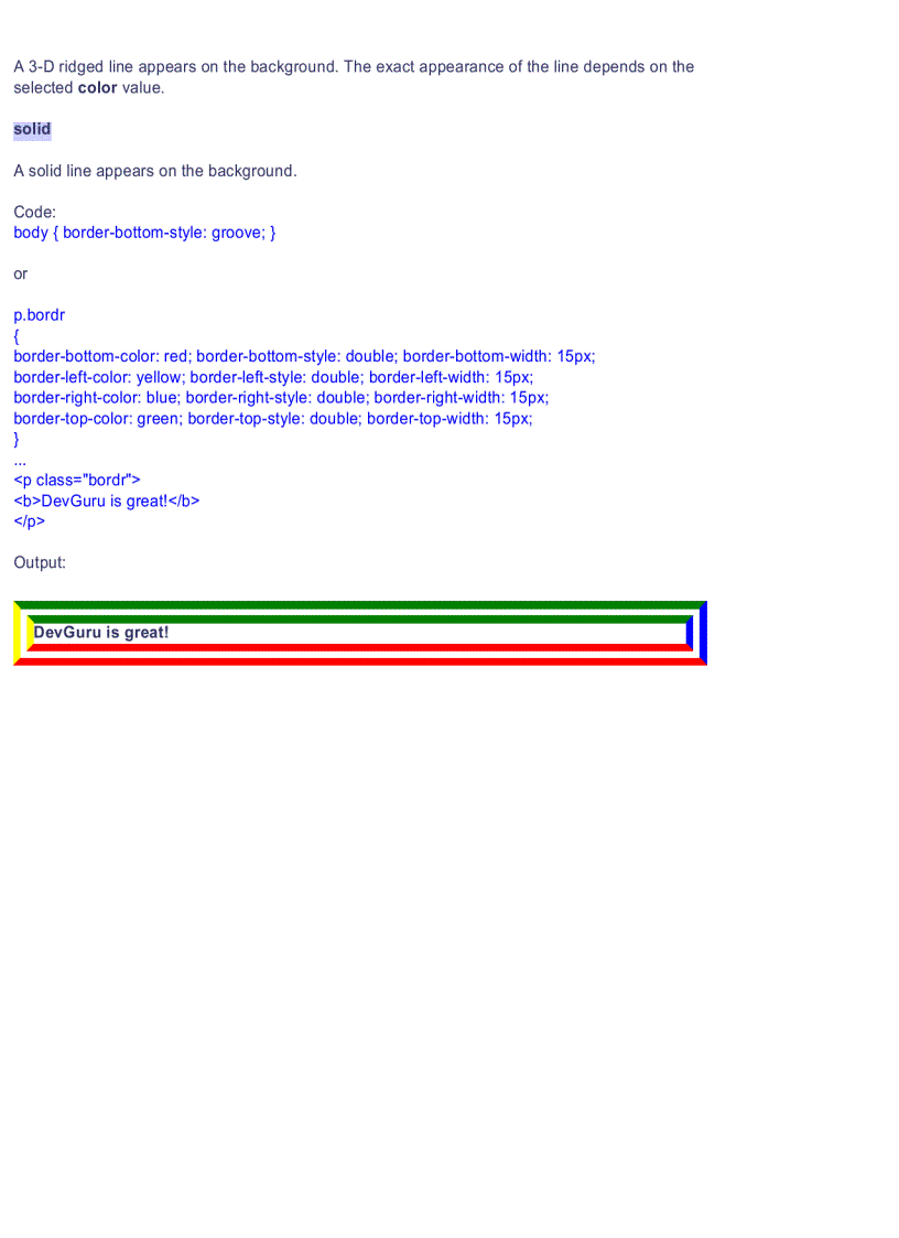 image for page CSS Quick Reference