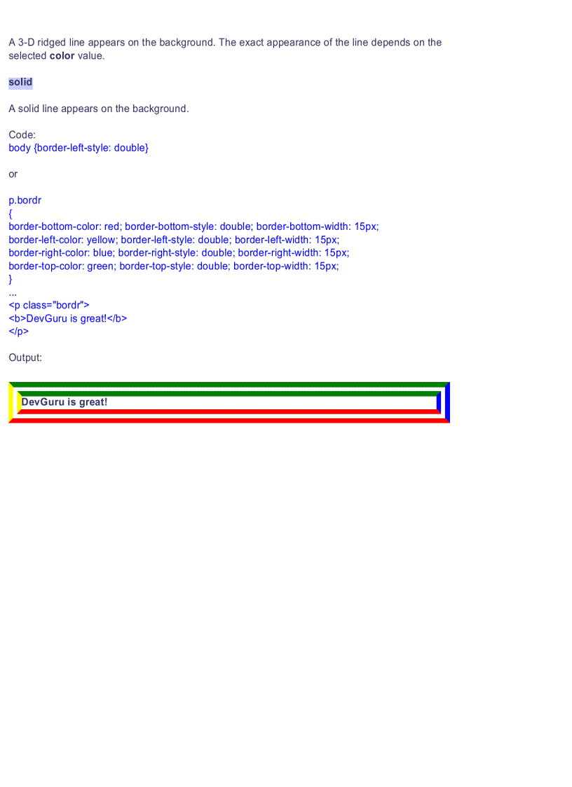 image for page CSS Quick Reference