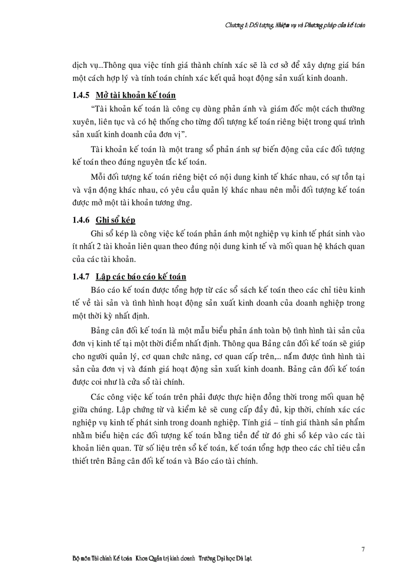 image for page Đối tượng nhiệm vụ và phương pháp của kế toán