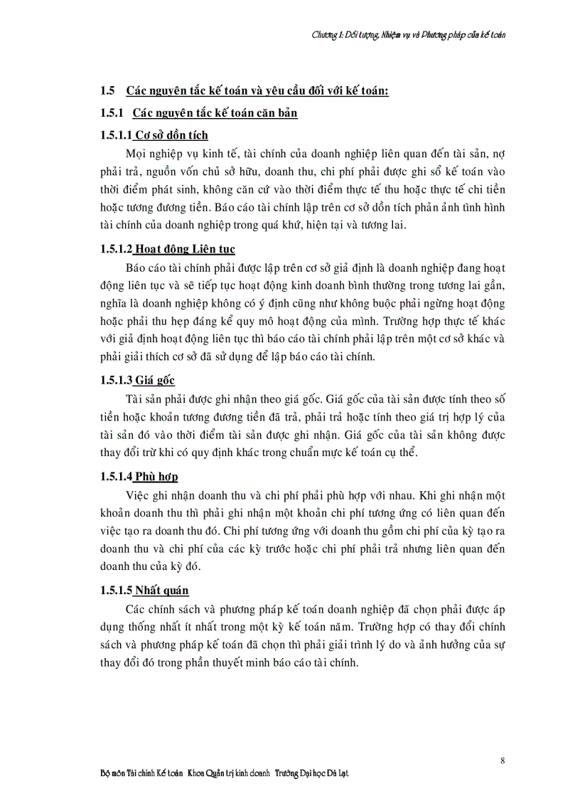 image for page Đối tượng nhiệm vụ và phương pháp của kế toán