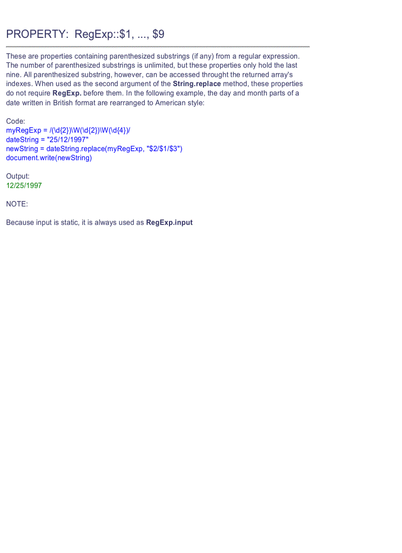 image for page JavaScript Quick Reference