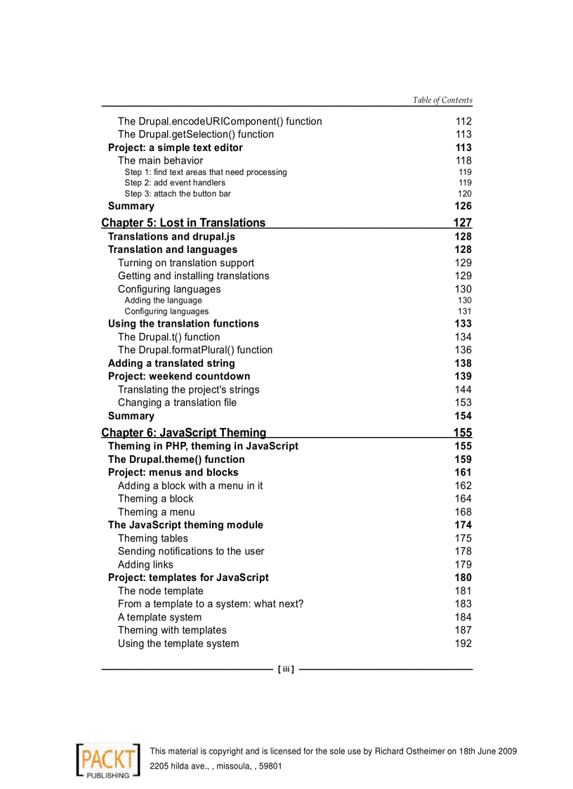 image for page Drupal 6 JavaScript and jQuery