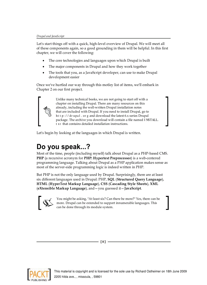 image for page Drupal 6 JavaScript and jQuery