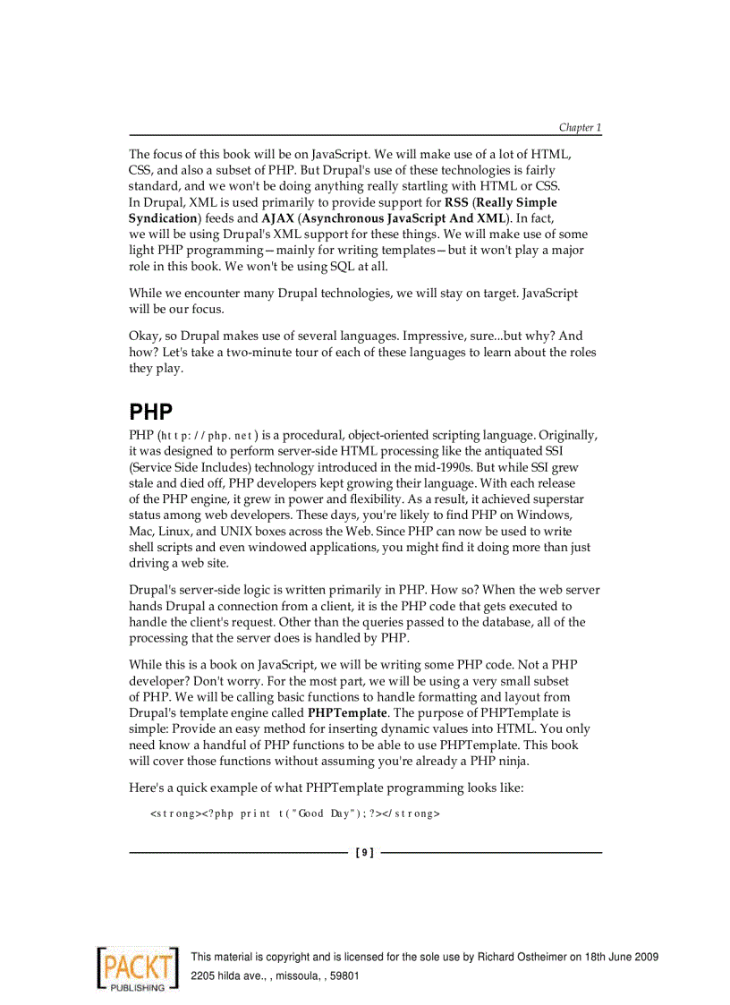 image for page Drupal 6 JavaScript and jQuery