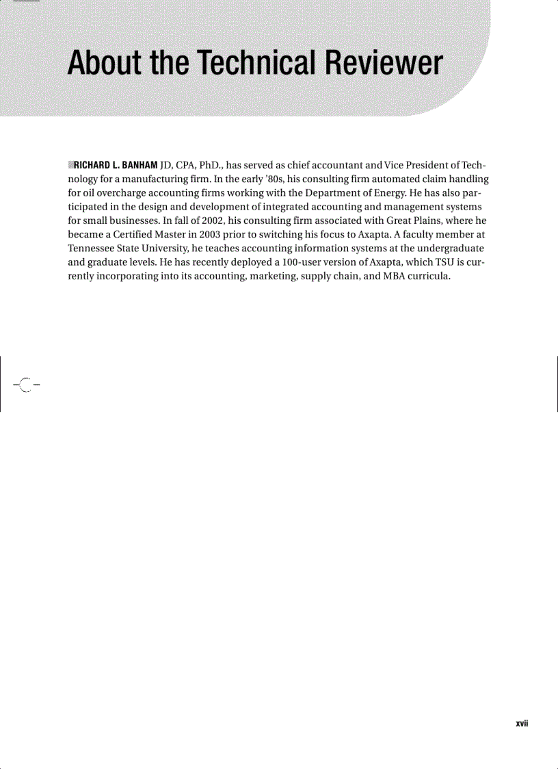 image for page Dynamics AX A Guide to Microsoft Axapta