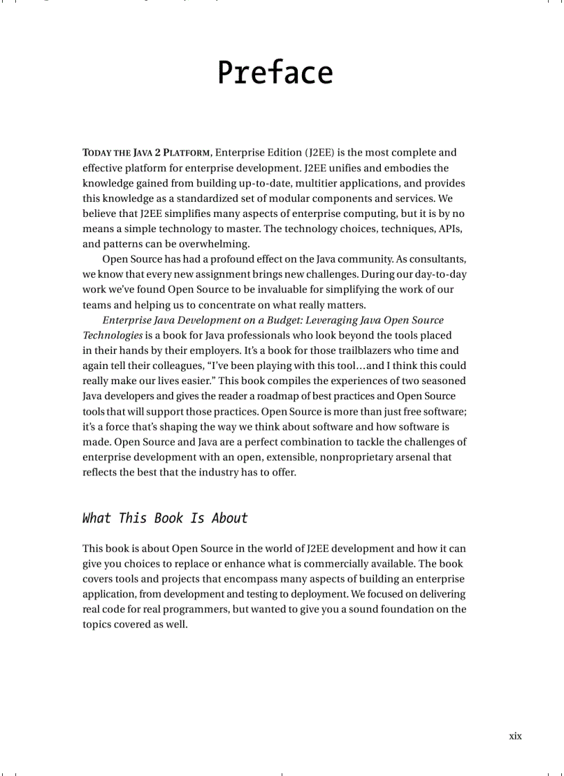 image for page Enterprise Java Development on a Budget Leveraging Java Open Source Technologies