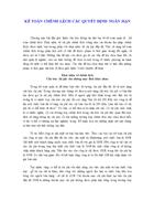 Kế toán chênh lệch các quyết định ngắn hạn 2