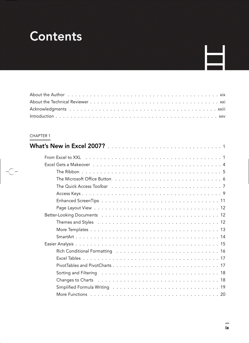 image for page Excel 2007 Beyond the Manual