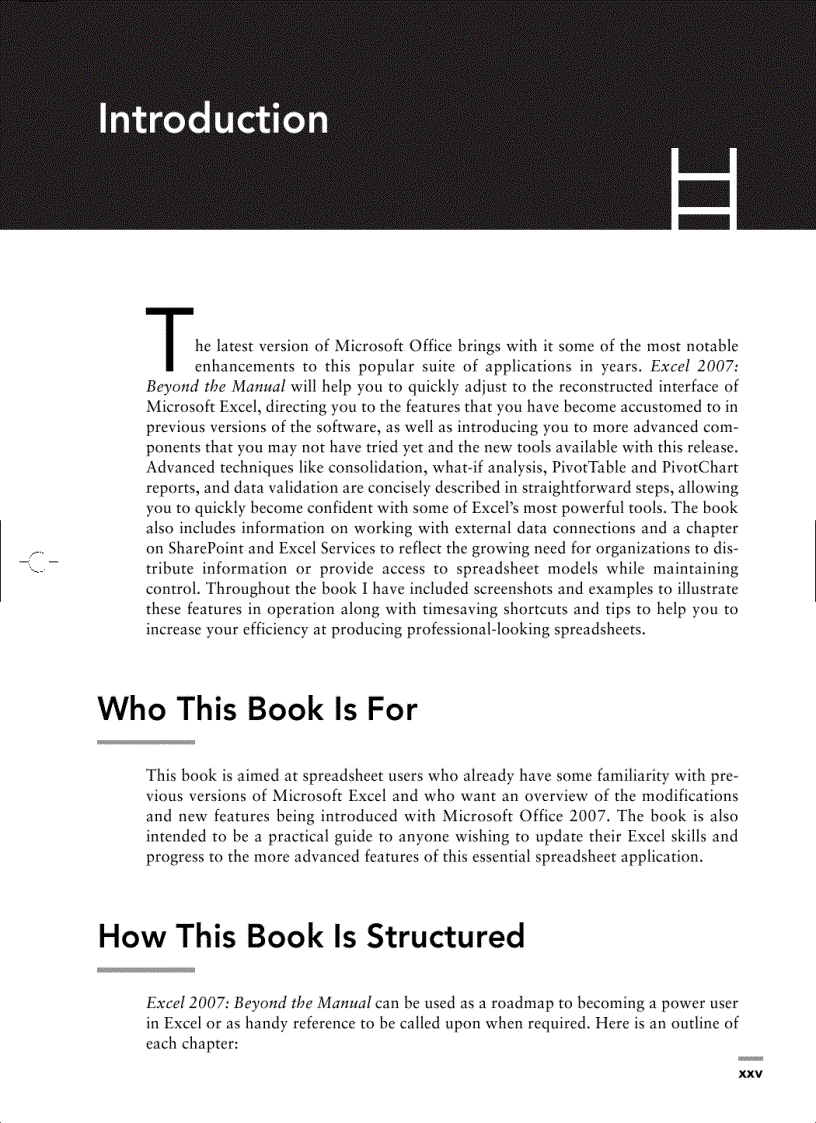 image for page Excel 2007 Beyond the Manual